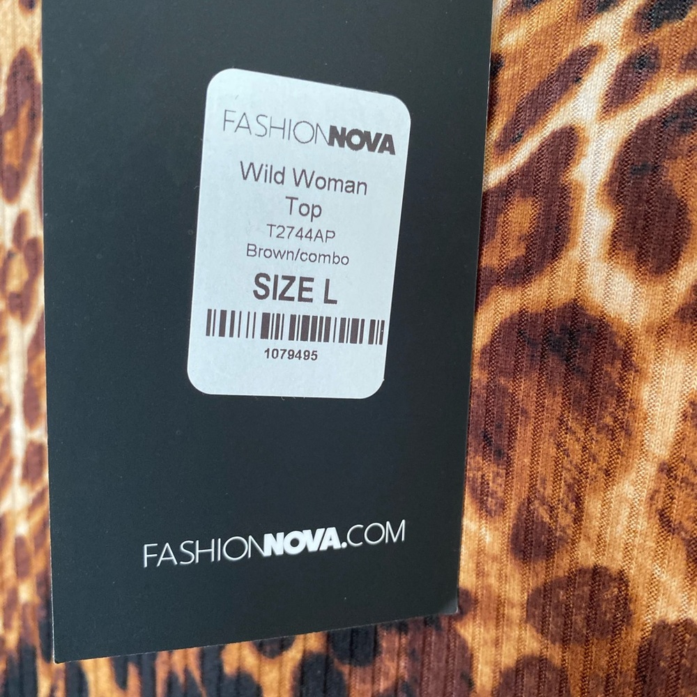 Fashion Nova Cheetah Crop - Picture 3 of 5